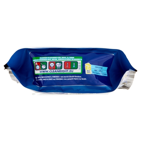 Finish Ultimate All In One Lemon pastiglie lavastoviglie 25 lavaggi 322,5 g